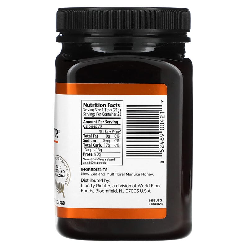 Manuka Doctor, Manuka Honey Multifloral, MGO 60+, 17.6 oz (500 g) 852469004217