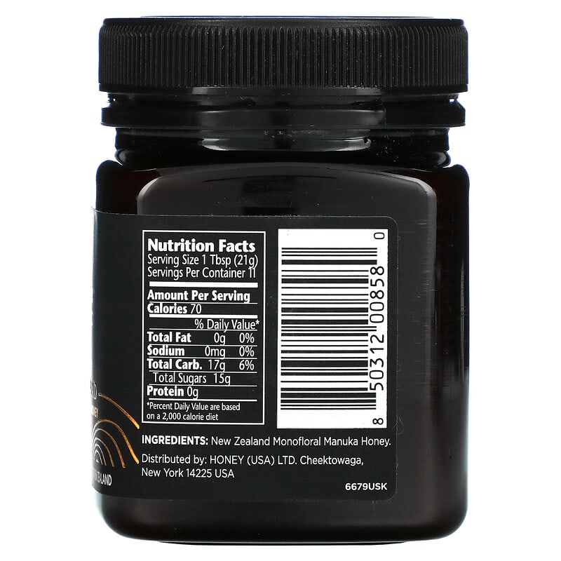 Manuka Doctor, Monofloral Manuka Honey, MGO 625+, 8.75 oz (250 g) 850312008580