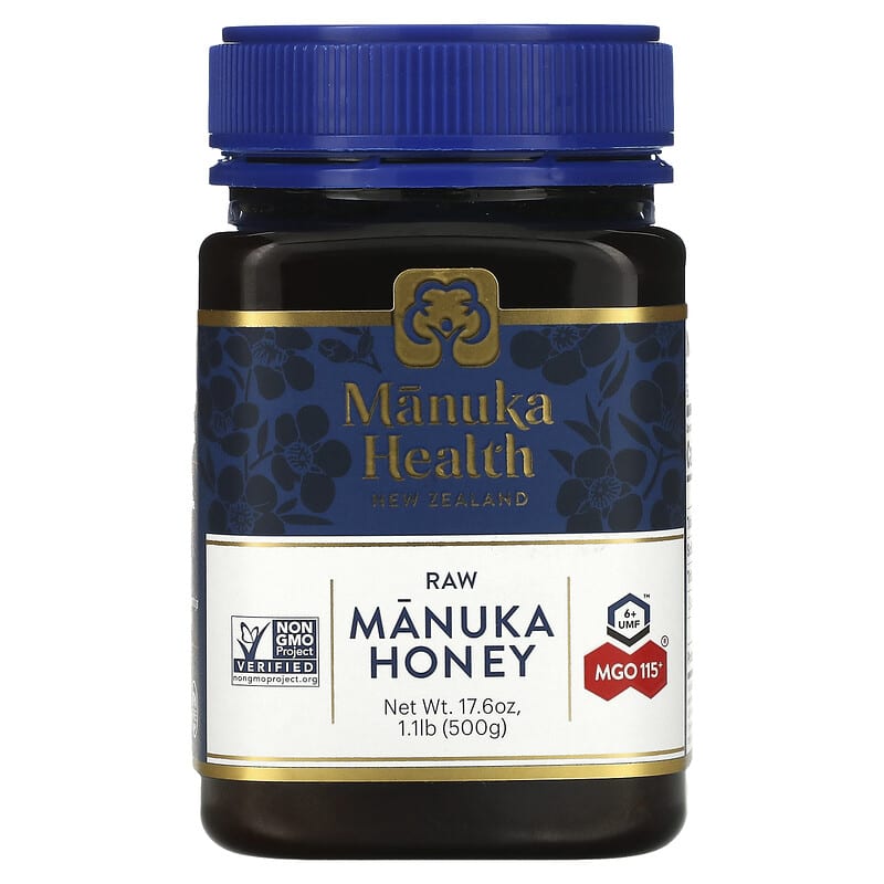 Manuka Health Raw Manuka Honey MGO 115+ 1.1 lb (500 g) 895015001537
