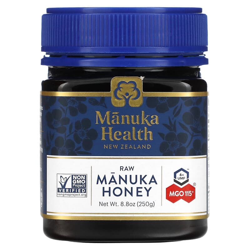 Manuka Health Raw Manuka Honey MGO 115+ 8.8 oz (250 g) 895015001520