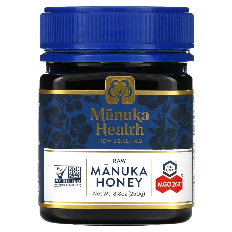 Manuka Health Raw Manuka Honey MGO 263+ 8.8 oz (250 g) 895015001575