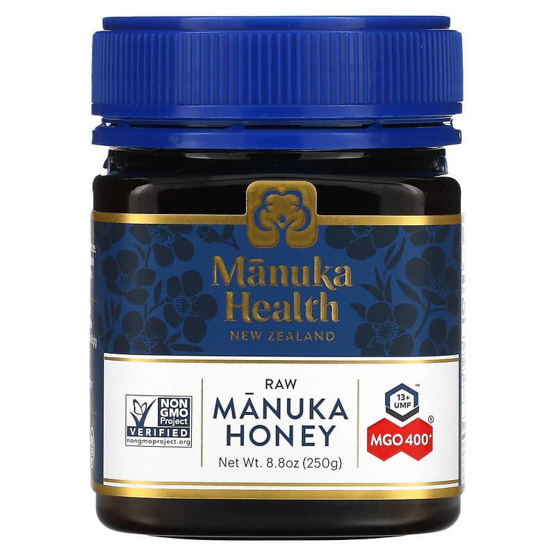 Manuka Health Raw Manuka Honey MGO 400+ 8.8 oz (250 g) 895015001544