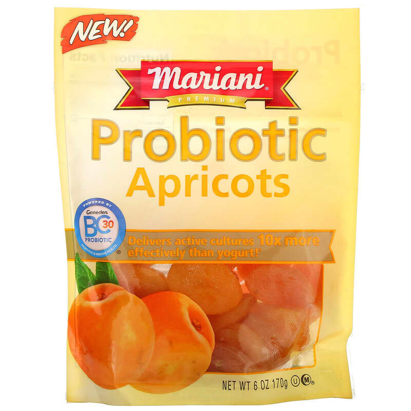 Mariani Dried Fruit Premium Probiotic Apricots 6 oz (170 g) 71022331212
