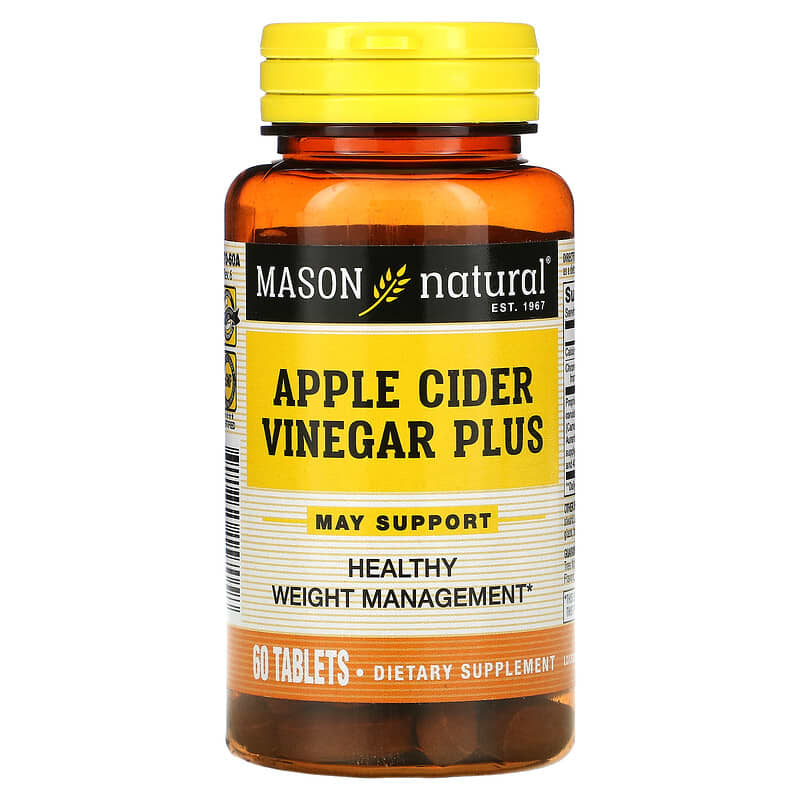 Mason Natural Apple Cider Vinegar Plus 60 Tablets 311845157058