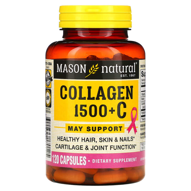 Mason Natural Collagen 1,500 + C 120 Capsules 311845170125