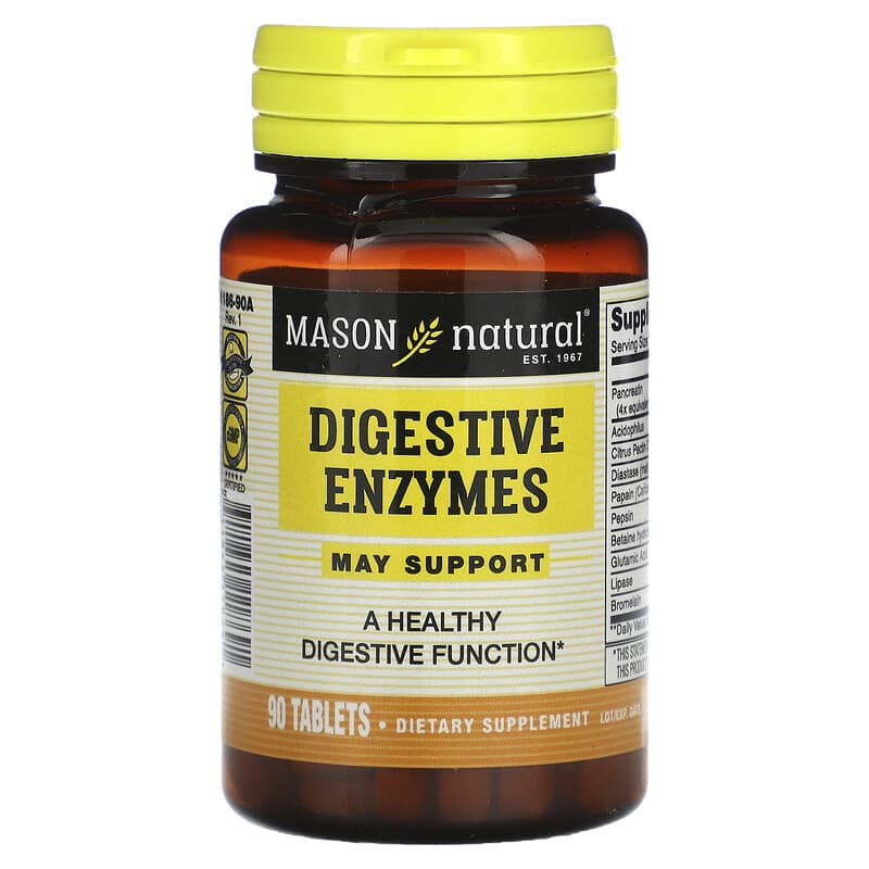 Mason Natural Digestive Enzymes 90 Tablets 311845118691
