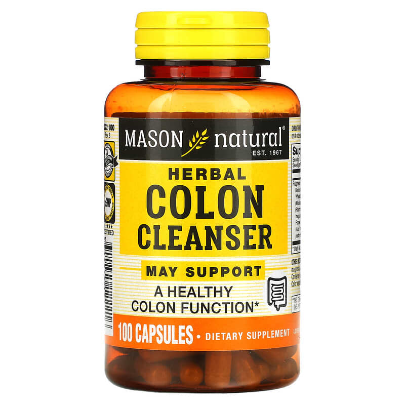 Mason Natural Herbal Colon Cleanser 100 Capsules 311845122216