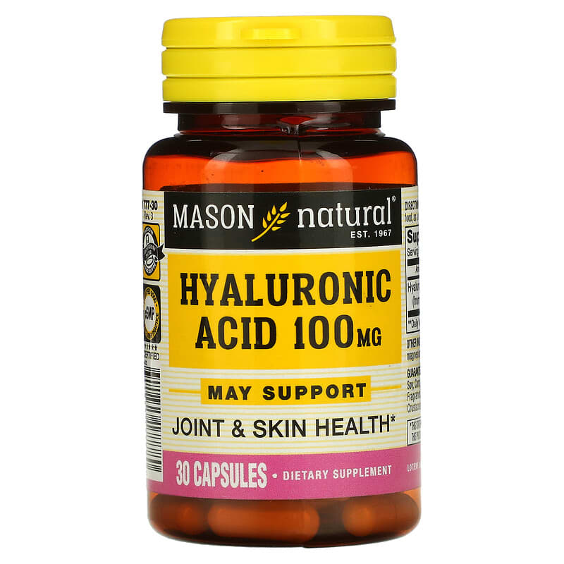 Mason Natural Hyaluronic Acid 100 mg 30 Capsules 311845177780