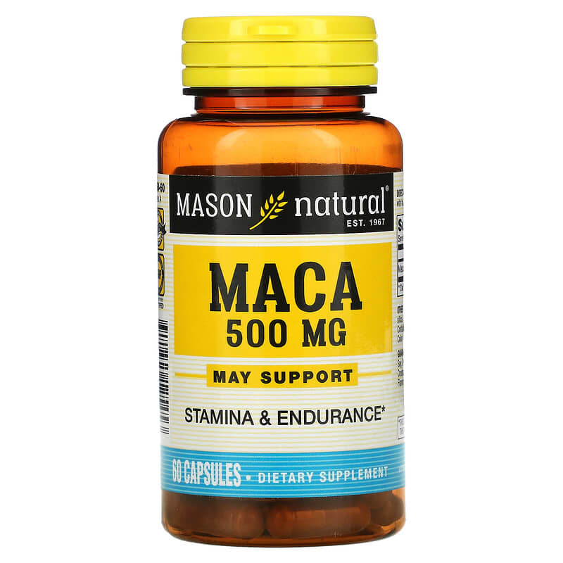 Mason Natural Maca 500 mg 60 Capsules 311845125453