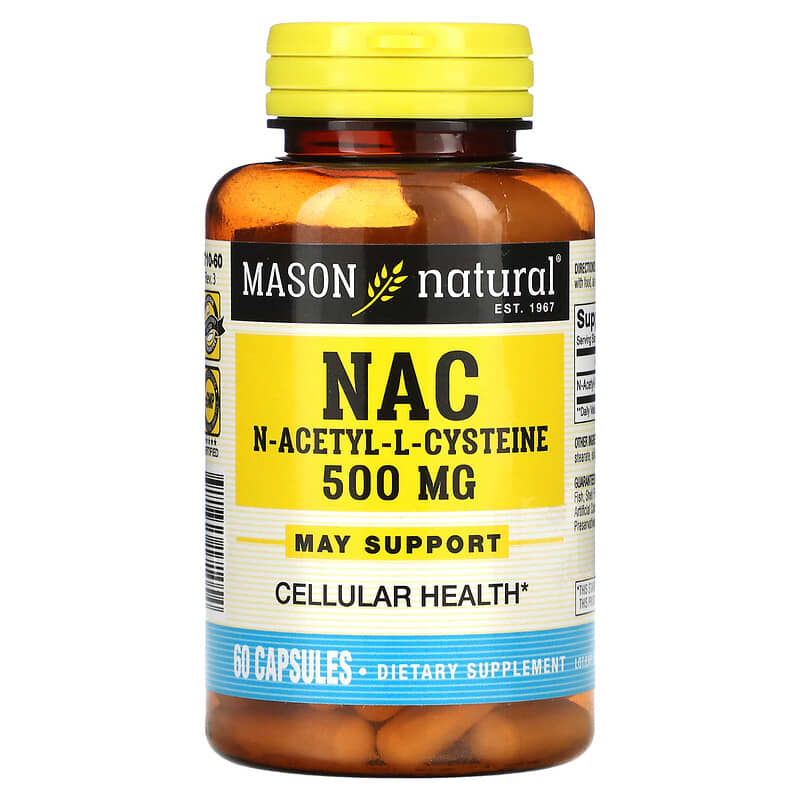 Mason Natural NAC 500 mg 60 Capsules 311845171054