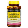 Mason Natural Norwegian Cod Liver Oil Plus Vitamins A & D3 100 Softgels 311845059710