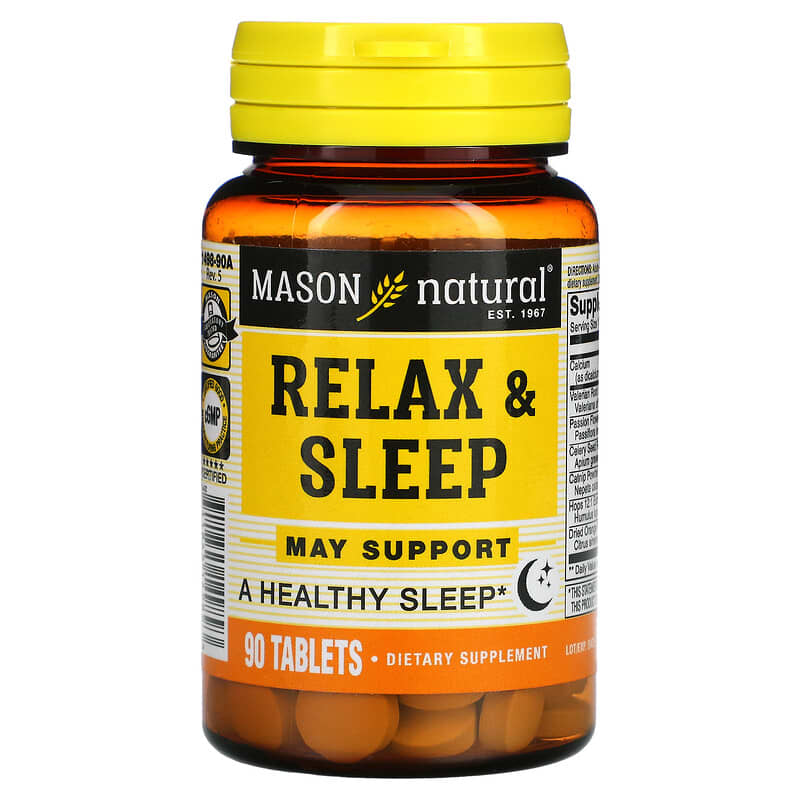 Mason Natural Relax & Sleep 90 Tablets 311845149893