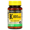 Mason Natural Vitamin K 100 mcg 100 Tablets 311845077912