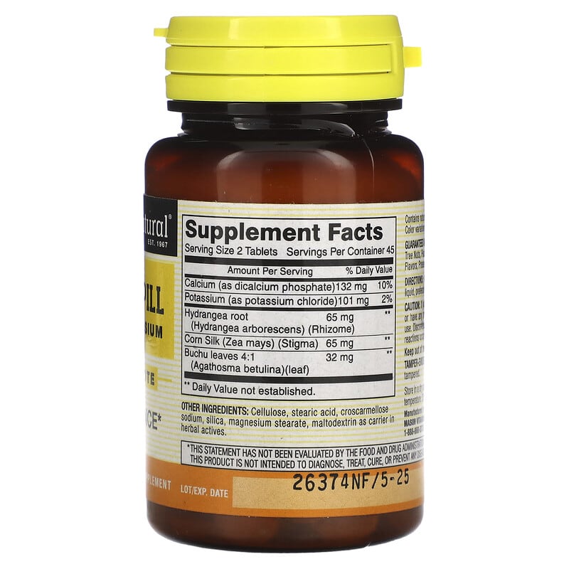 Mason Natural, Water Pill with Potassium, 90 Tablets 311845174895