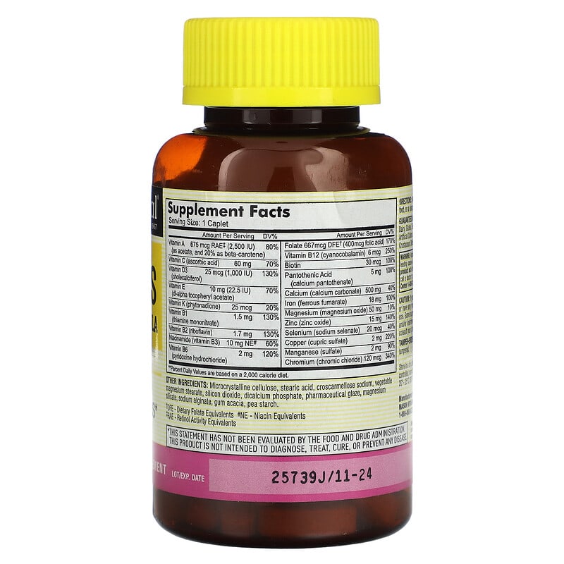 Mason Natural, Women's Daily Multi Formula, 90 Caplets 311845164599