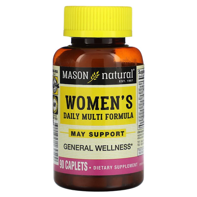 Mason Natural Women's Daily Multi Formula 90 Caplets 311845164599