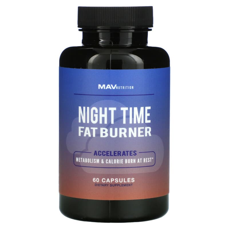 MAV Nutrition Night Time Fat Burner 60 Capsules 850018273114