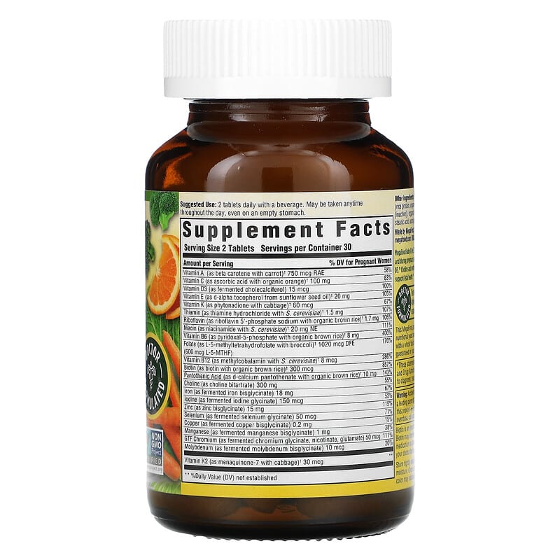 MegaFood, Baby & Me 2, 60 Tablets 51494103142