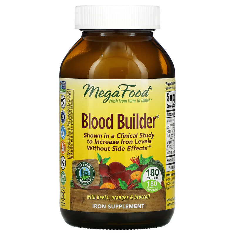 MegaFood Blood Builder 180 Tablets 51494101186