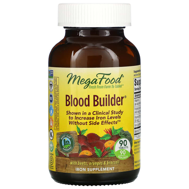 MegaFood Blood Builder 90 Tablets 51494101957