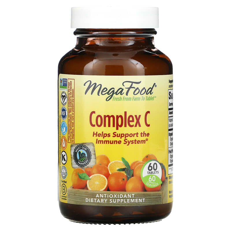 MegaFood Complex C 60 Tablets 51494101339