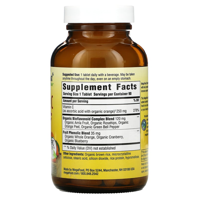 MegaFood, Complex C, 90 Tablets 51494101346