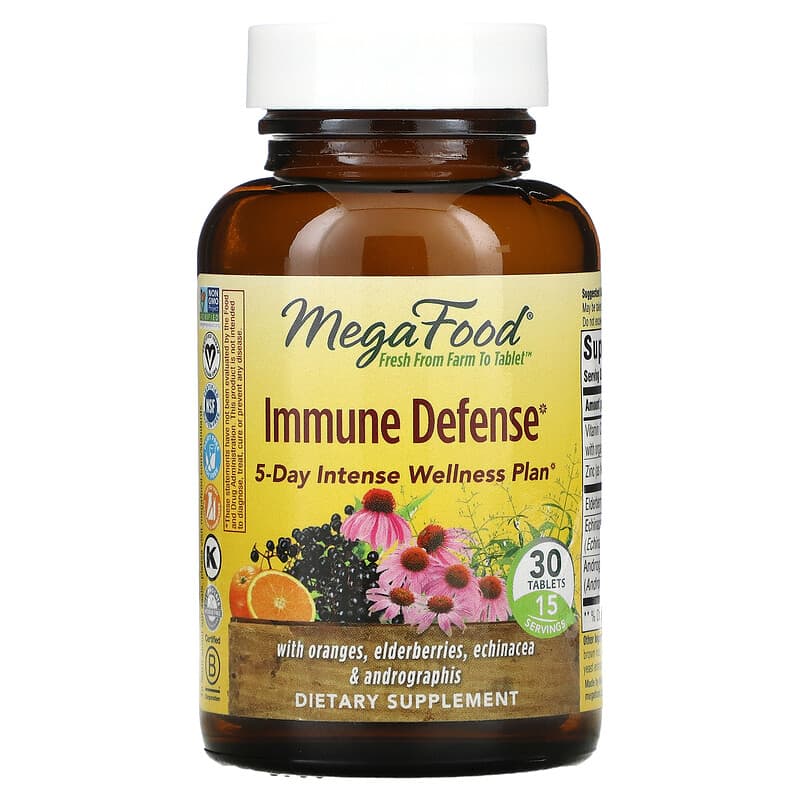 MegaFood Immune Defense 30 Tablets 51494103661
