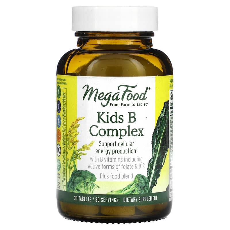 MegaFood Kids B Complex 30 Tablets 51494102756