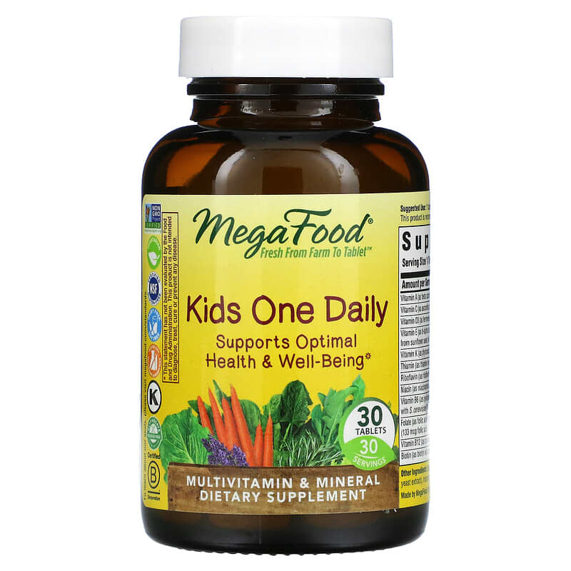 MegaFood Kids One Daily 30 Tablets 51494101797
