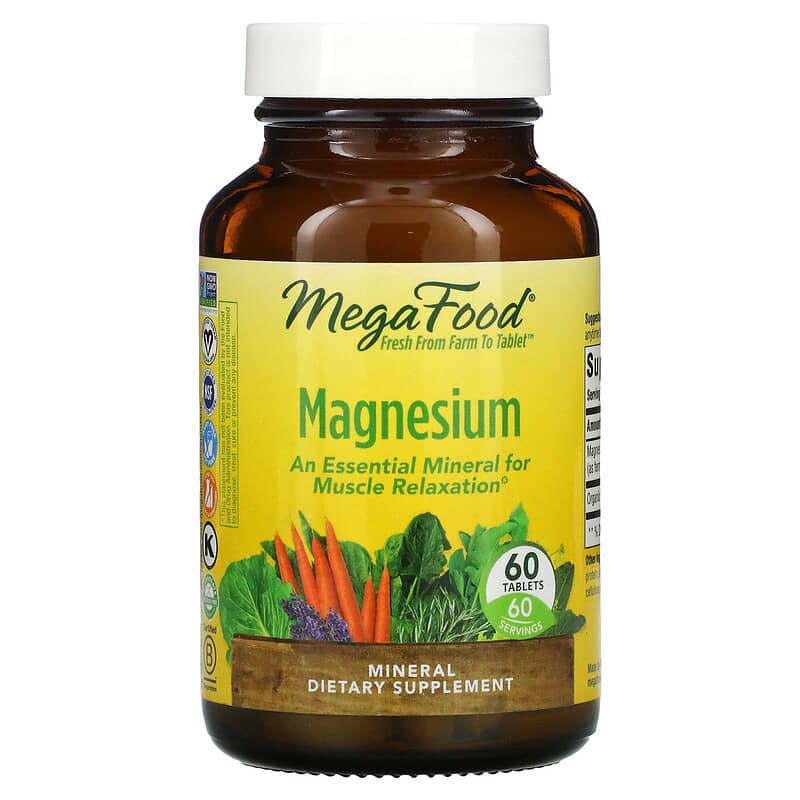 MegaFood Magnesium 60 Tablets 51494101872