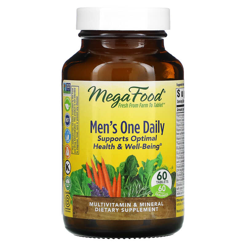 MegaFood Men's One Daily 60 Tablets 51494101070