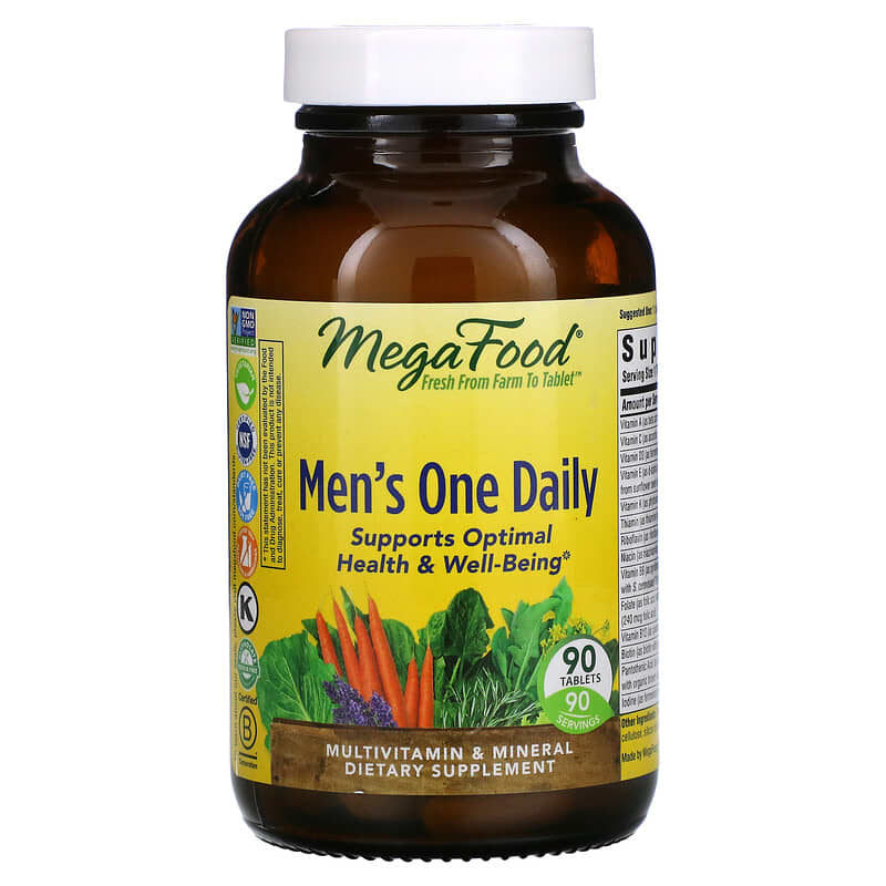 MegaFood Men's One Daily 90 Tablets 51494101087