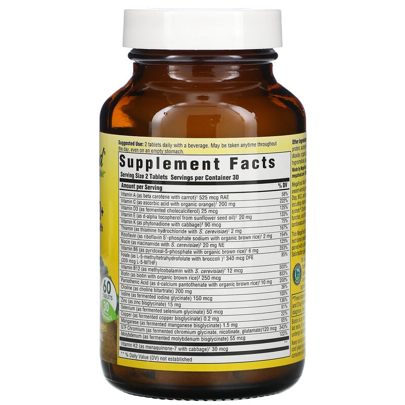 MegaFood, Multi for Men 40+, 60 Tablets 51494103173
