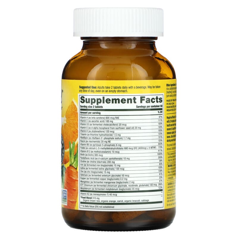 MegaFood, Multi for Women, 120 Tablets 51494103241