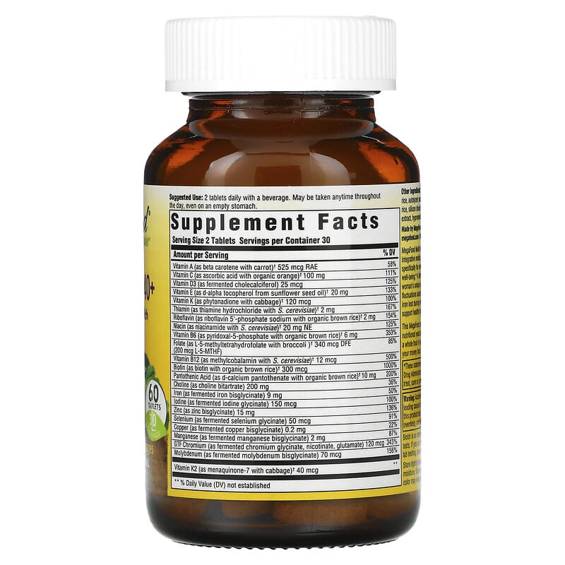 MegaFood, Multi for Women 40+, 60 Tablets 51494103210