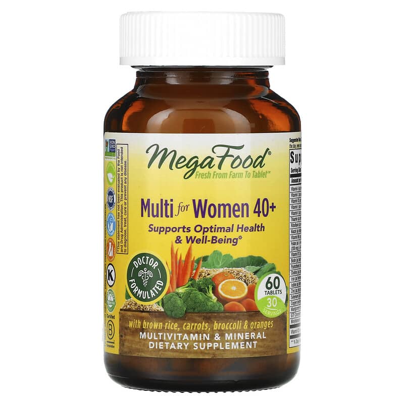 MegaFood Multi for Women 40+ 60 Tablets 51494103210