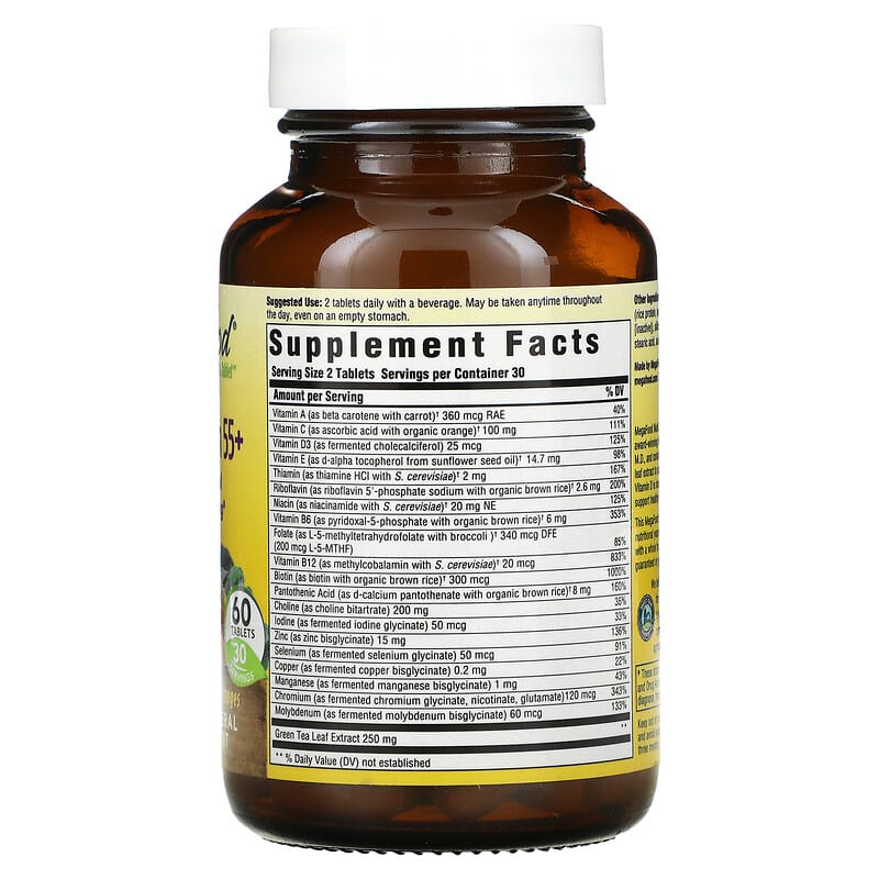 MegaFood, Multi for Women 55+, 60 Tablets 51494102718