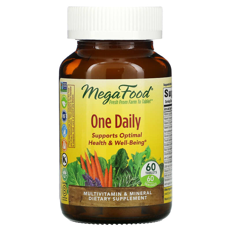 MegaFood One Daily 60 Tablets 51494101513