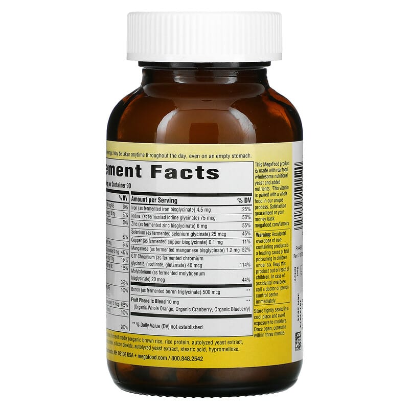MegaFood, One Daily, 90 Tablets 51494101520