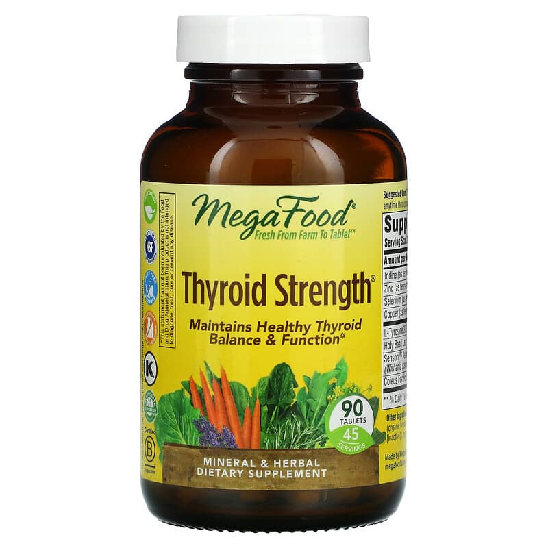 MegaFood Thyroid Strength 90 Tablets 51494200292