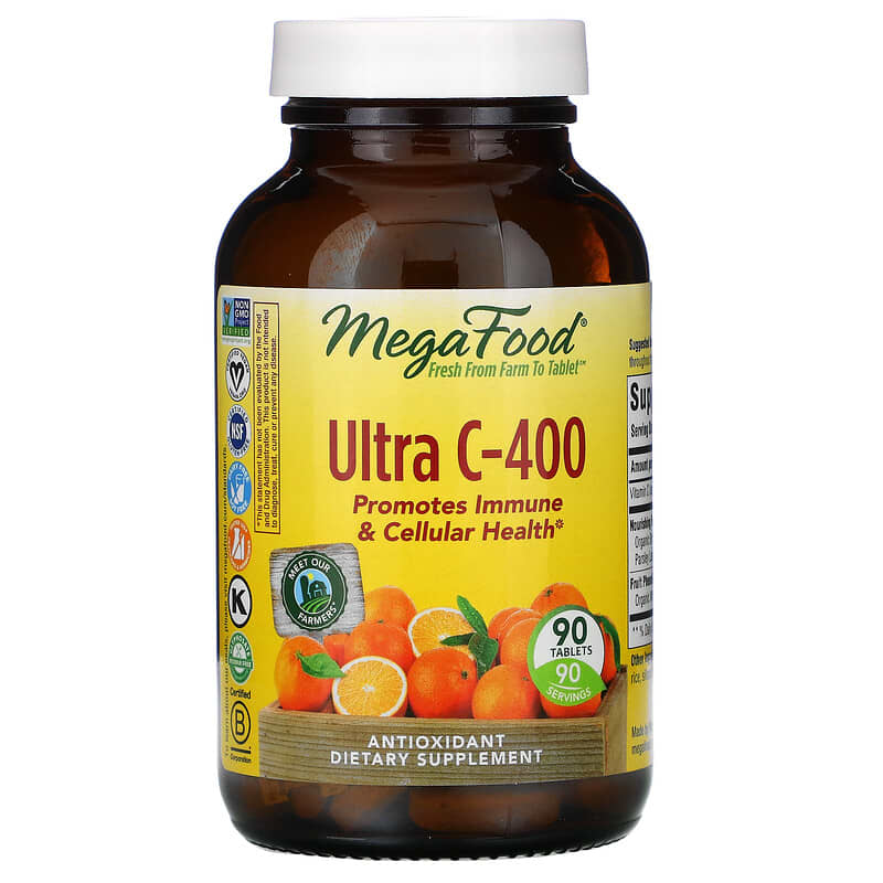 MegaFood Ultra C-400 90 Tablets 51494104392