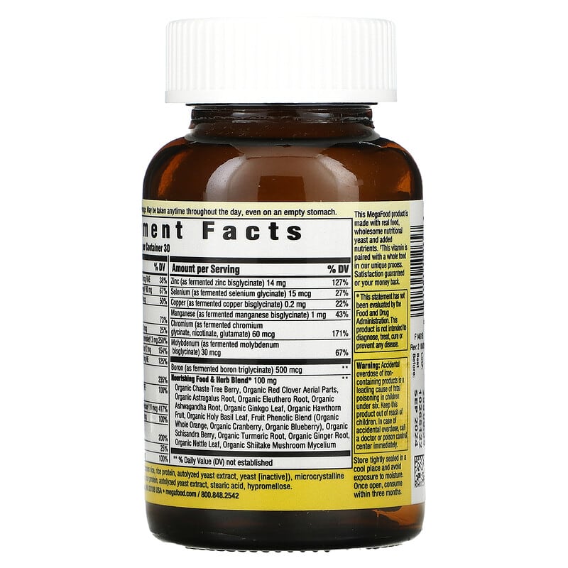 MegaFood, Women Over 40 One Daily, 30 Tablets 51494102657