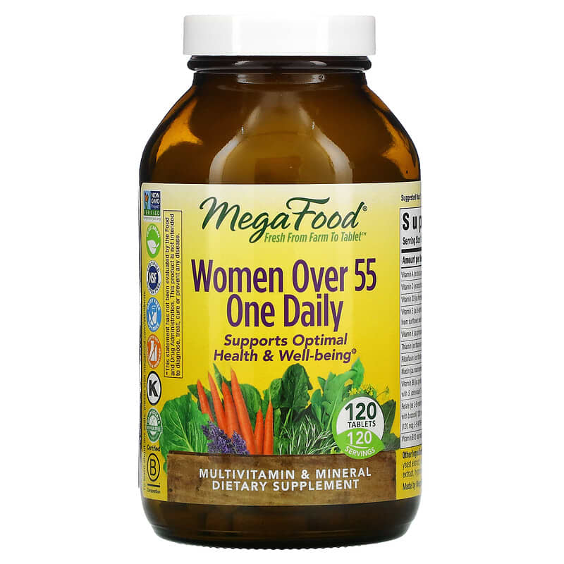 MegaFood Women Over 55 One Daily 120 Tablets 51494103548