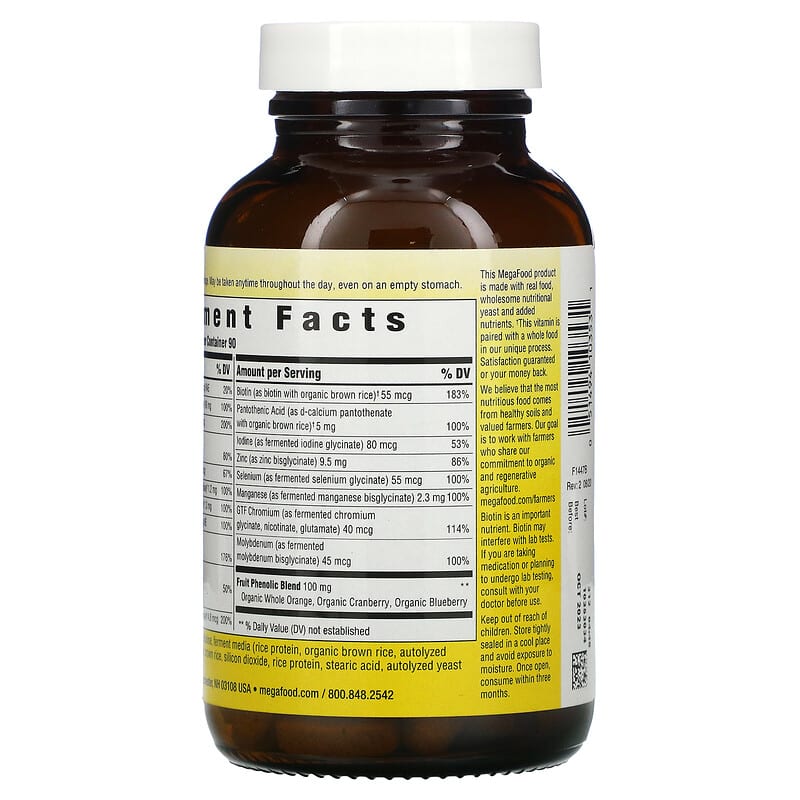 MegaFood, Women Over 55 One Daily, 90 Tablets 51494103531