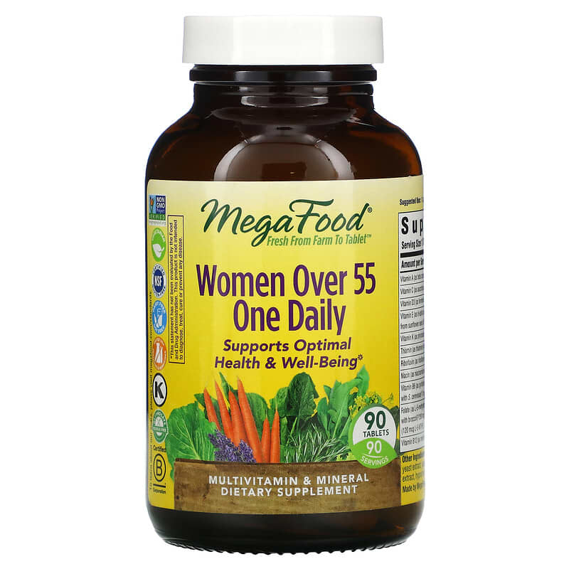 MegaFood Women Over 55 One Daily 90 Tablets 51494103531