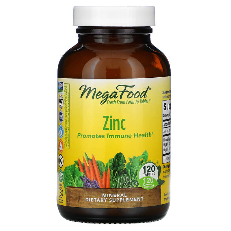 MegaFood Zinc 120 Tablets 51494104408