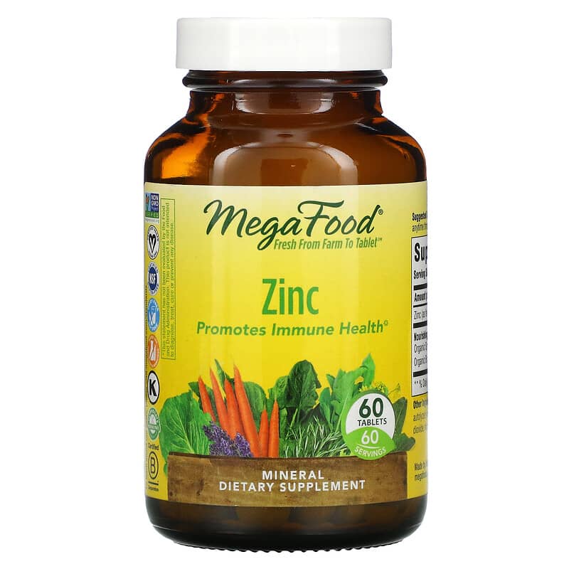 MegaFood Zinc 60 Tablets 51494101889