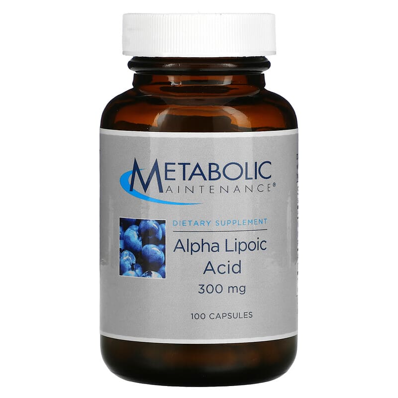 Metabolic Maintenance Alpha Lipoic Acid 300 mg 100 Capsules 838287002413