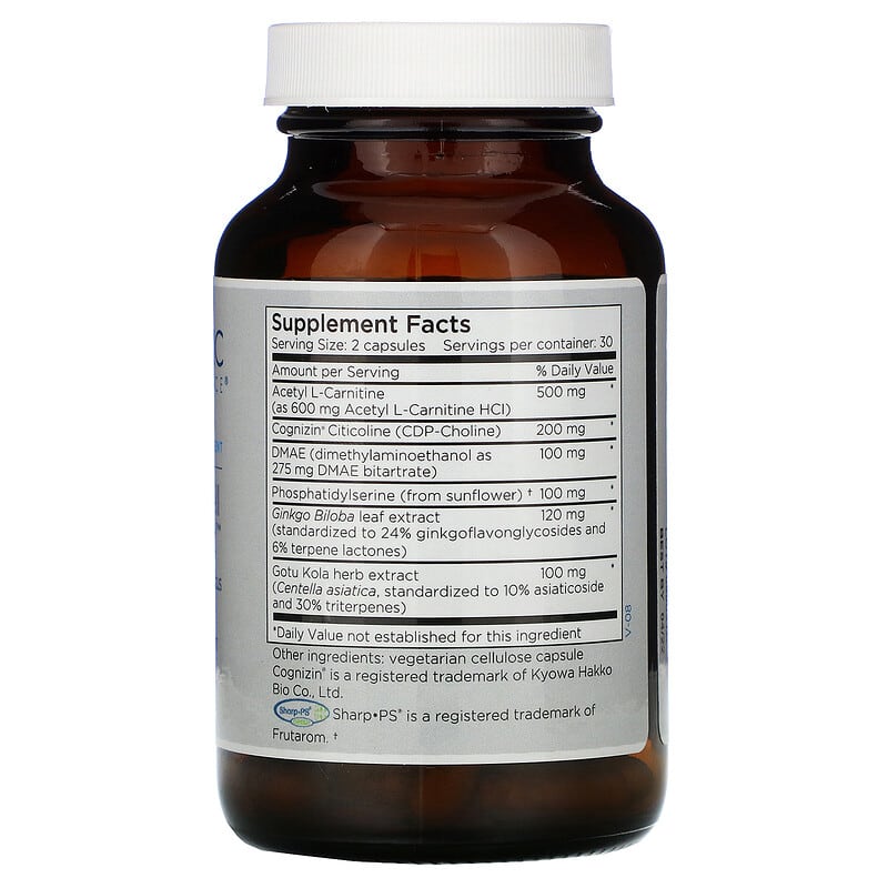 Metabolic Maintenance, Brain Cell Support with Cognizin, 60 Capsules 838287006695