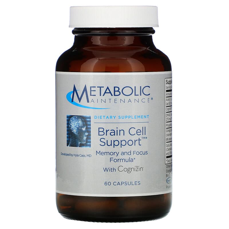 Metabolic Maintenance Brain Cell Support with Cognizin 60 Capsules 838287006695